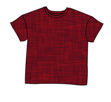 Load image into Gallery viewer, Crimson Linen Oversized Tee