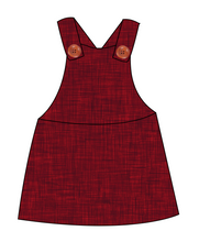 Load image into Gallery viewer, Crimson Linen Skirt-Alls