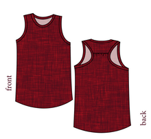 Load image into Gallery viewer, Crimson Linen Summer Tank