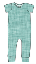 Load image into Gallery viewer, Sage Linen Emmett Pants And Shorts T-Shirt Romper
