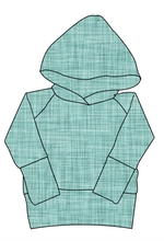 Load image into Gallery viewer, Sage Linen Grow With Me Hoodie (or Crewneck)