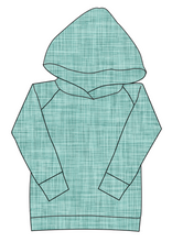 Load image into Gallery viewer, Sage Linen Ladies Hoodie