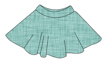 Load image into Gallery viewer, Sage Linen Ladies' Circle Skirt