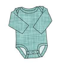 Load image into Gallery viewer, Sage Linen Lap Neck Bodysuit