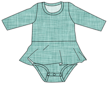 Load image into Gallery viewer, Sage Linen Peplum Top