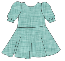 Load image into Gallery viewer, Sage Linen Prairie Dress