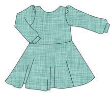 Load image into Gallery viewer, Sage Linen Prairie Dress