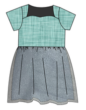 Load image into Gallery viewer, Sage Linen Tulle Dress