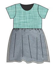 Load image into Gallery viewer, Sage Linen Tulle Dress