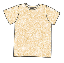 Load image into Gallery viewer, Champagne Glitter Basic Tee and Tank