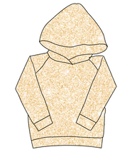 Load image into Gallery viewer, Champagne Glitter Classic Hoodie (or Crewneck)