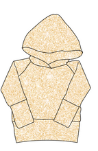 Load image into Gallery viewer, Champagne Glitter Grow With Me Hoodie (or Crewneck)