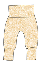 Load image into Gallery viewer, Champagne Glitter Grow With Me Pants And Shorts