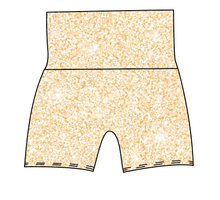 Load image into Gallery viewer, Champagne Glitter Grow With Me Pants And Shorts