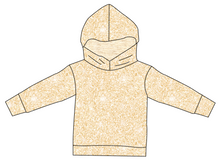Load image into Gallery viewer, Champagne Glitter Ladies Oversized Hoodie