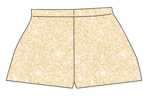 Load image into Gallery viewer, Champagne Glitter Ladies' Lounge Shorts