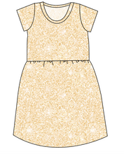 Load image into Gallery viewer, Champagne Glitter Ladies' Play Dress