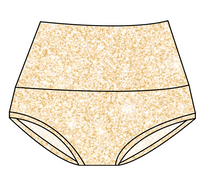 Load image into Gallery viewer, Champagne Glitter Ladies' Underwear