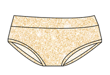 Load image into Gallery viewer, Champagne Glitter Ladies' Underwear