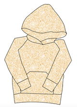 Load image into Gallery viewer, Champagne Glitter Mens' Hoodie