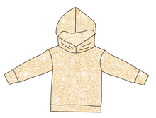 Load image into Gallery viewer, Champagne Glitter Oversized Hoodie