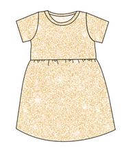 Load image into Gallery viewer, Champagne Glitter Play Dress