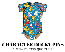 Load image into Gallery viewer, All Prints Swim Preorder Frilly One Piece Rashguard Suit