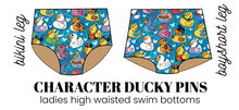 Load image into Gallery viewer, All Prints Swim Preorder Ladies' High Waisted Swim Bikini Bottoms
