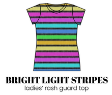 Load image into Gallery viewer, All Prints Swim Preorder Ladies' Rash Guard Swim Top