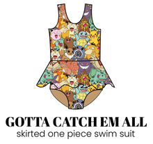 Load image into Gallery viewer, All Prints Swim Preorder Skirted One Piece Swim Suit