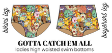 Load image into Gallery viewer, All Prints Swim Preorder Ladies' High Waisted Swim Bikini Bottoms