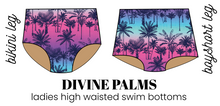 Load image into Gallery viewer, All Prints Swim Preorder Ladies' High Waisted Swim Bikini Bottoms