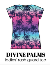 Load image into Gallery viewer, All Prints Swim Preorder Ladies' Rash Guard Swim Top