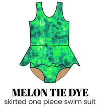 Load image into Gallery viewer, All Prints Swim Preorder Skirted One Piece Swim Suit