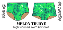 Load image into Gallery viewer, All Prints Swim Preorder High Waisted Swim Bottoms
