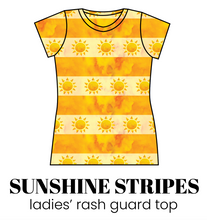 Load image into Gallery viewer, All Prints Swim Preorder Ladies' Rash Guard Swim Top