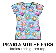 Load image into Gallery viewer, All Prints Swim Preorder Ladies' Rash Guard Swim Top