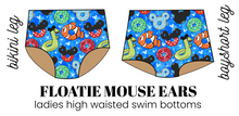 Load image into Gallery viewer, All Prints Swim Preorder Ladies' High Waisted Swim Bikini Bottoms