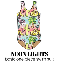 Load image into Gallery viewer, All Prints Swim Preorder Basic One Piece Swim Suit