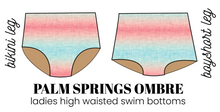 Load image into Gallery viewer, All Prints Swim Preorder Ladies' High Waisted Swim Bikini Bottoms