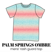 Load image into Gallery viewer, All Prints Swim Preorder Mens' Rash Guard Swim Top