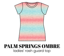 Load image into Gallery viewer, All Prints Swim Preorder Ladies' Rash Guard Swim Top