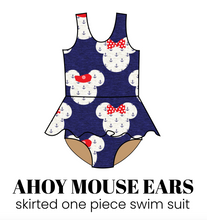 Load image into Gallery viewer, All Prints Swim Preorder Skirted One Piece Swim Suit