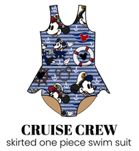 Load image into Gallery viewer, All Prints Swim Preorder Skirted One Piece Swim Suit
