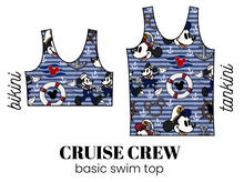 Load image into Gallery viewer, All Prints Swim Preorder Basic Swim Top