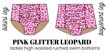 Load image into Gallery viewer, All Prints Swim Preorder Swim Ladies High Waisted Ruched Swim Bikini Bottoms
