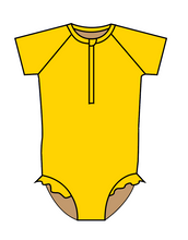 Load image into Gallery viewer, Swim Solids Swim Preorder Frilly One Piece Rashguard Suit