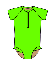 Load image into Gallery viewer, Swim Solids Swim Preorder Frilly One Piece Rashguard Suit