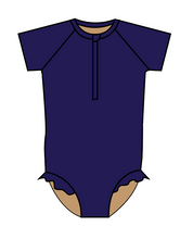 Load image into Gallery viewer, Swim Solids Swim Preorder Frilly One Piece Rashguard Suit