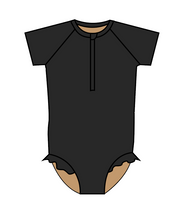 Load image into Gallery viewer, Swim Solids Swim Preorder Frilly One Piece Rashguard Suit
